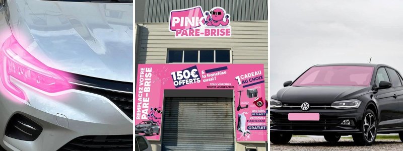 Pink Parebrise